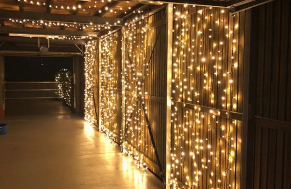 Installation of wedding curtain lights made easy