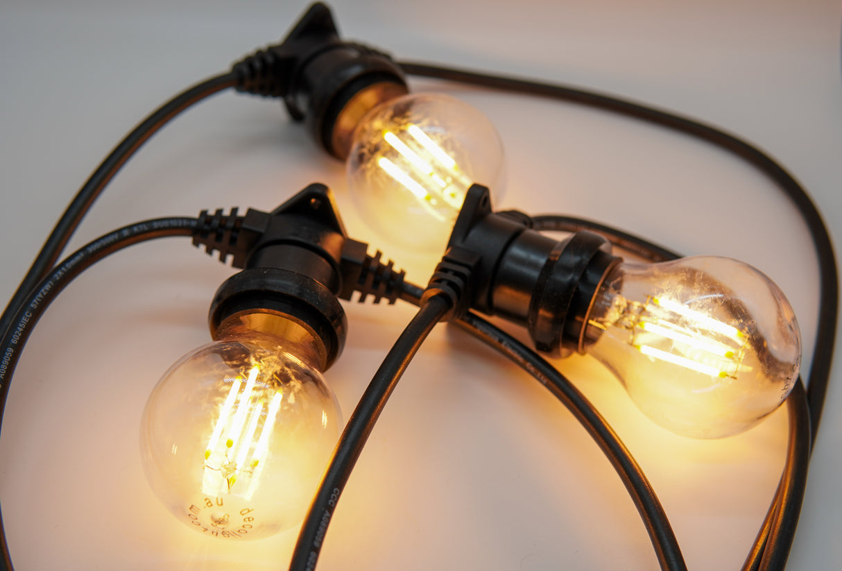 24v 100 Metre Festoon Kit 1 Metre Bulb Spacing