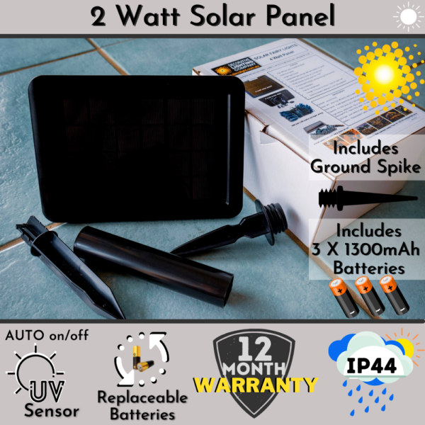 2 watt solar panel for lighting