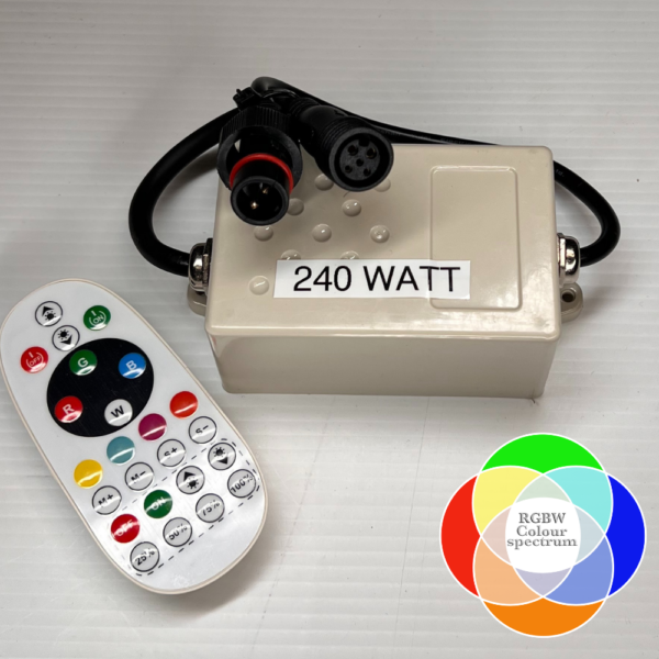 RGBW colour controller