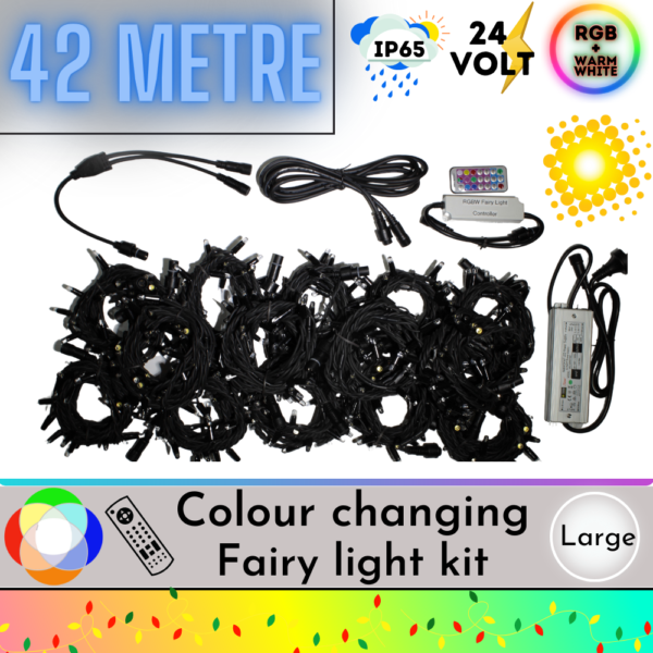 remote controlled fairy lights that change colour